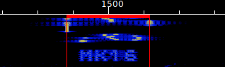 Waterfall with identifier in video text and RSID